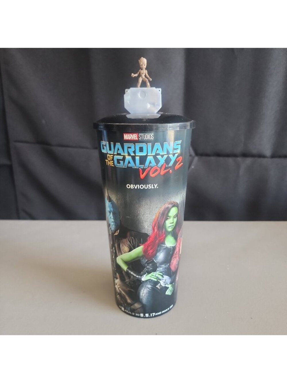 Marvel Guardians of the Galaxy Vol. 2 Movie Theater Promo 44oz Cup with Groot...